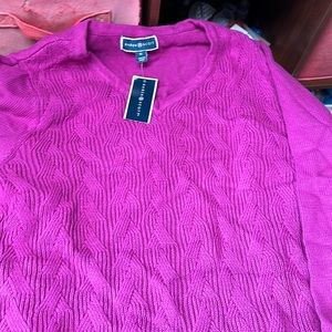 NWT magenta soft sweater size XL